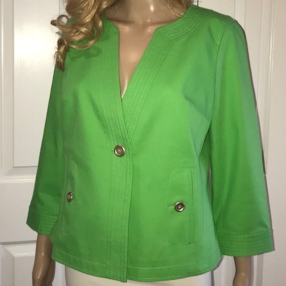 Talbots Jackets & Blazers - Talbots Three Quarter Sleeve Petite Jacket 12P
